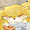 ★月を眺めるロップコャー