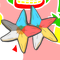 ★五芒星狐桔狐紋