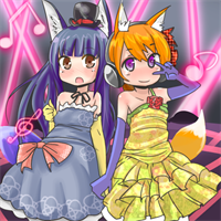 ★萌狐コミミとビビ-200