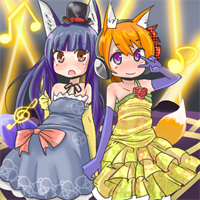 ★萌狐コミミとビビ-200