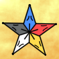 ★五芒星狐桔狐紋-200