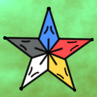★五芒星狐桔狐紋-200