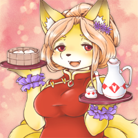 ★給仕の狐サンゴ-200