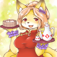 ★給仕の狐サンゴ-200
