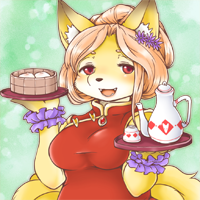 ★給仕の狐サンゴ-200