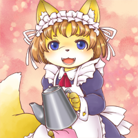 ★給仕の狐ルリ-200