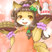 ★給仕の狐コハク-200
