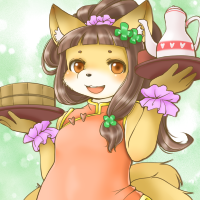 ★給仕の狐コハク-200