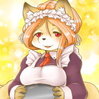 ★給仕の狐サンゴ-200