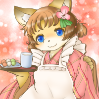 ★給仕の狐ルリ-200