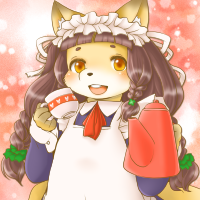★給仕の狐コハク-200