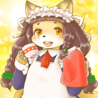 ★給仕の狐コハク-200
