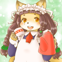 ★給仕の狐コハク-200