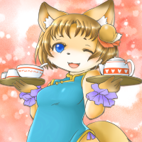 ★給仕の狐ルリ-200