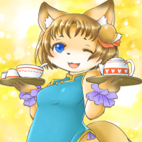 ★給仕の狐ルリ-200