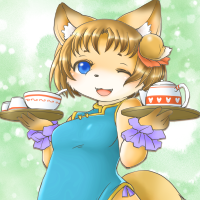 ★給仕の狐ルリ-200