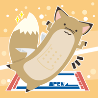 ★貼り付く絆創狐ペタル-200