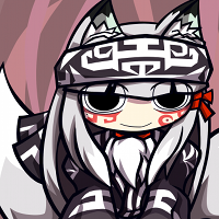 ★白黒狐コクテン-200