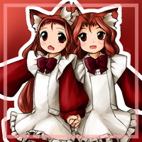 ★狐児院のエルザとフェリシア+60