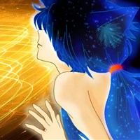 ★電波を見つめるちー-200