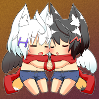 ★見つめるフギンとムニン-200