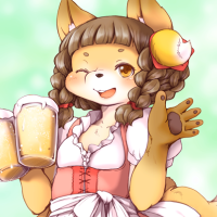 ★給仕の狐コハク-200