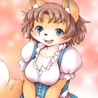 ★給仕の狐ルリ-200