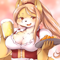 ★給仕の狐サンゴ-200