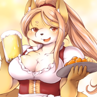 ★給仕の狐サンゴ-200