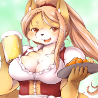 ★給仕の狐サンゴ-200