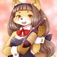 ★給仕の狐コハク-200