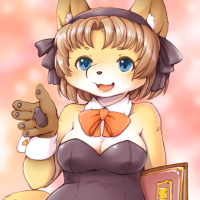 ★給仕の狐ルリ-200