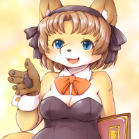 ★給仕の狐ルリ-200