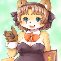 ★給仕の狐ルリ-200