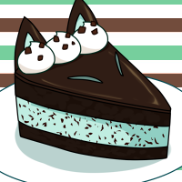 ★チョコレートケー狐-200