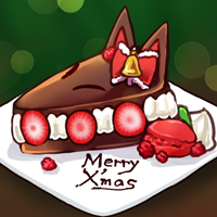 ★チョコレートケー狐-200