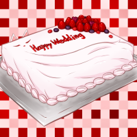 ★ウェディングケー狐-200