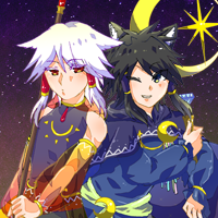 ★夕夜の魔術師ソワールとニュイ-200