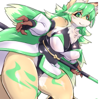★緑飾狐白菊-200