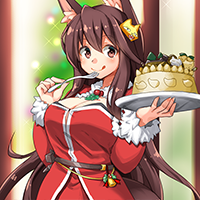★頬張るアカネ-200