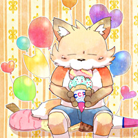★葉元狐たつお-200
