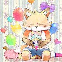★葉元狐たつお-200