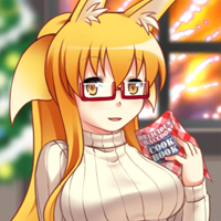 ★狐九長ケープ-200