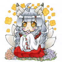 ★花食みの巫狐-200